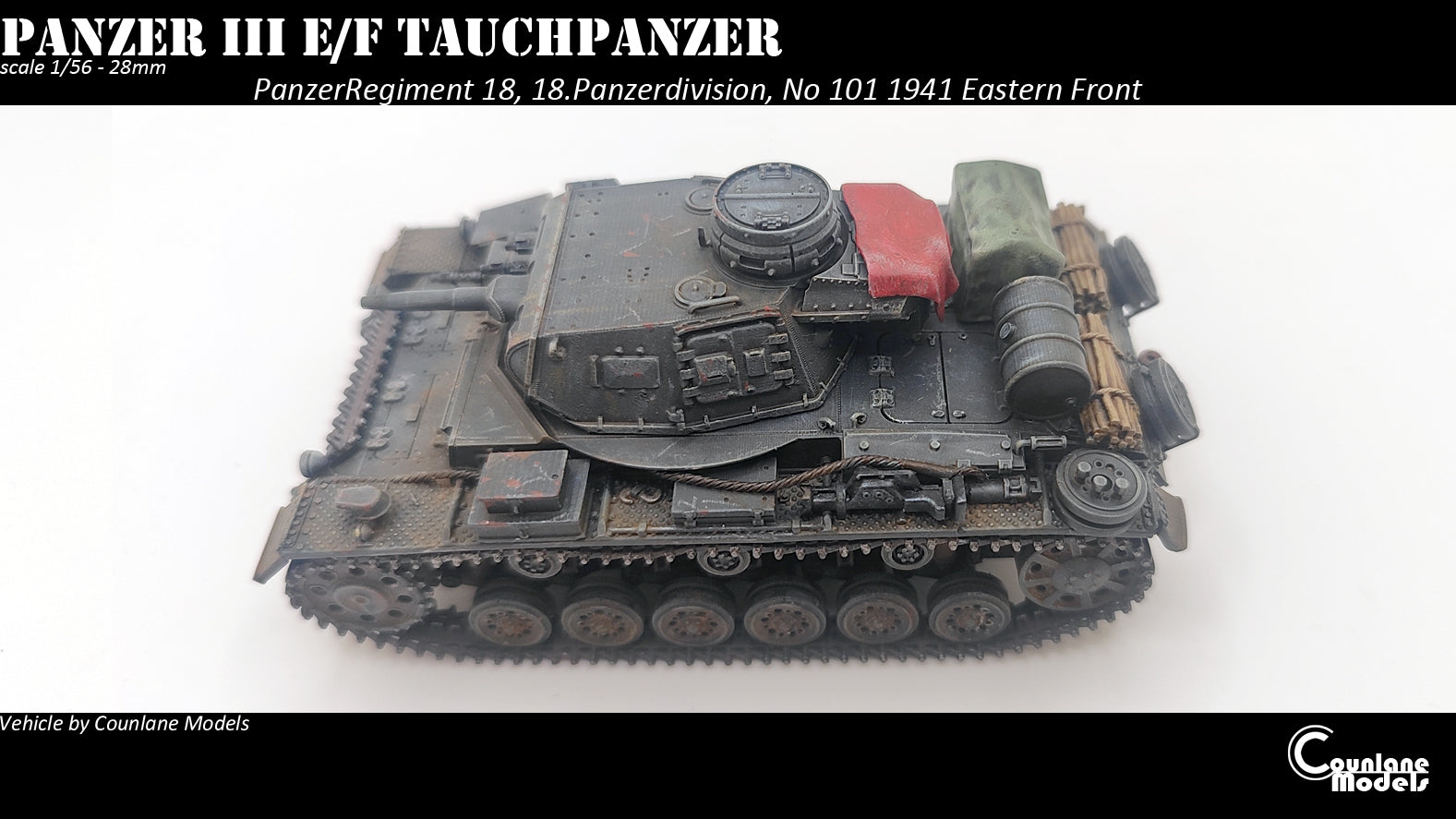 Counlane Panzer III E Tauchpanzer 1940 (Germany, WW2)