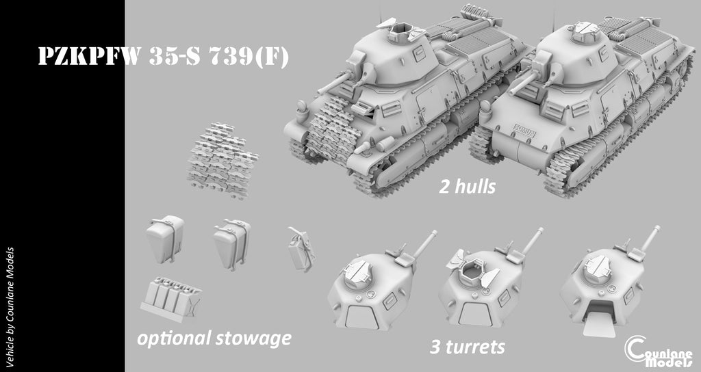 Counlane Pzkfwg 35-S 739(f)  (Germany/France, WW2)