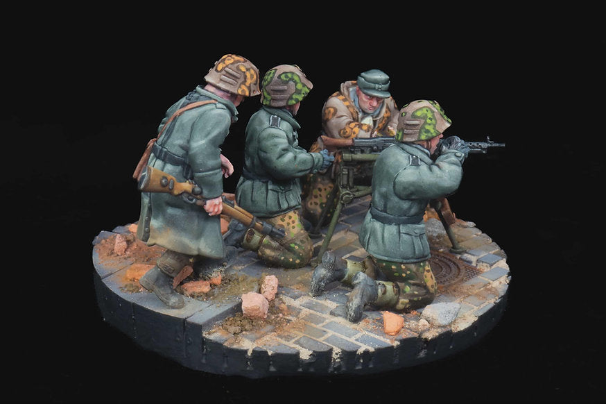 RKX German SS Charlemagne MG Team
