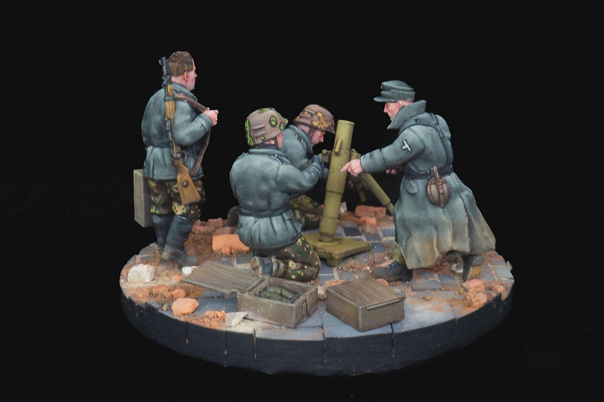 RKX German SS Charlemagne Mortar Team