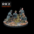 RKX German SS Charlemagne Mortar Team