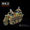 RKX German Fallschirmjager Kettenkrad
