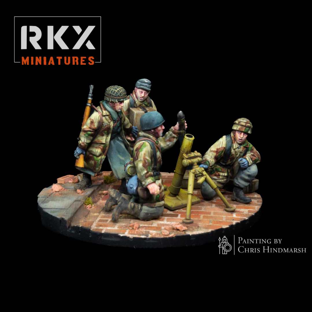 RKX German Fallschirmjager_8cm_Mortar_Team