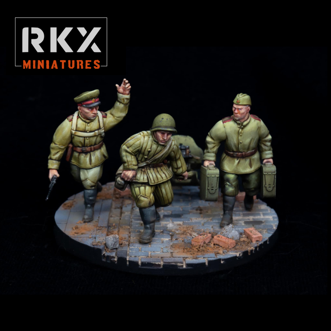 RKX Soviet Maxim Machine Gun Team Deploying