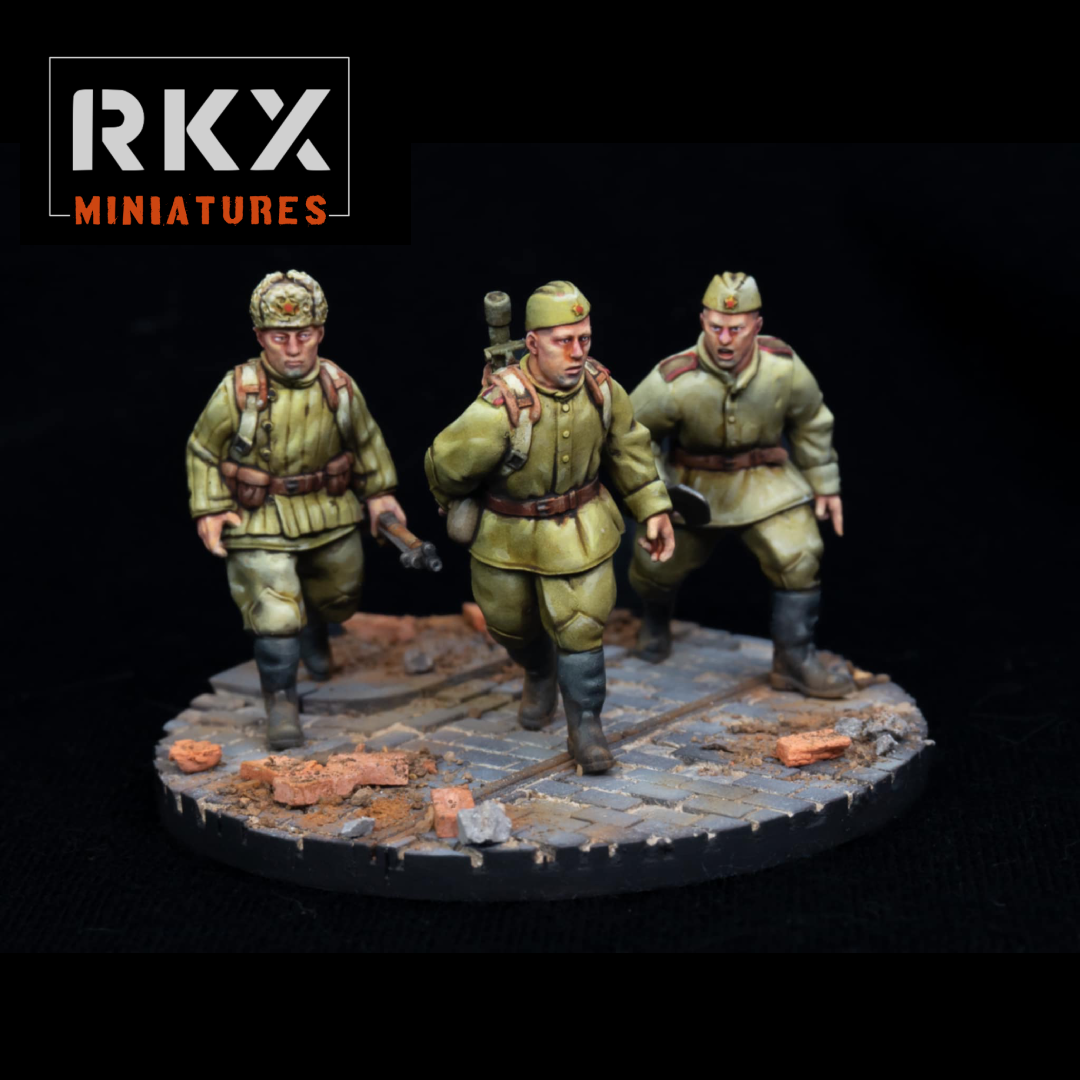 RKX Soviet 50mm Mortar Team - Deploying