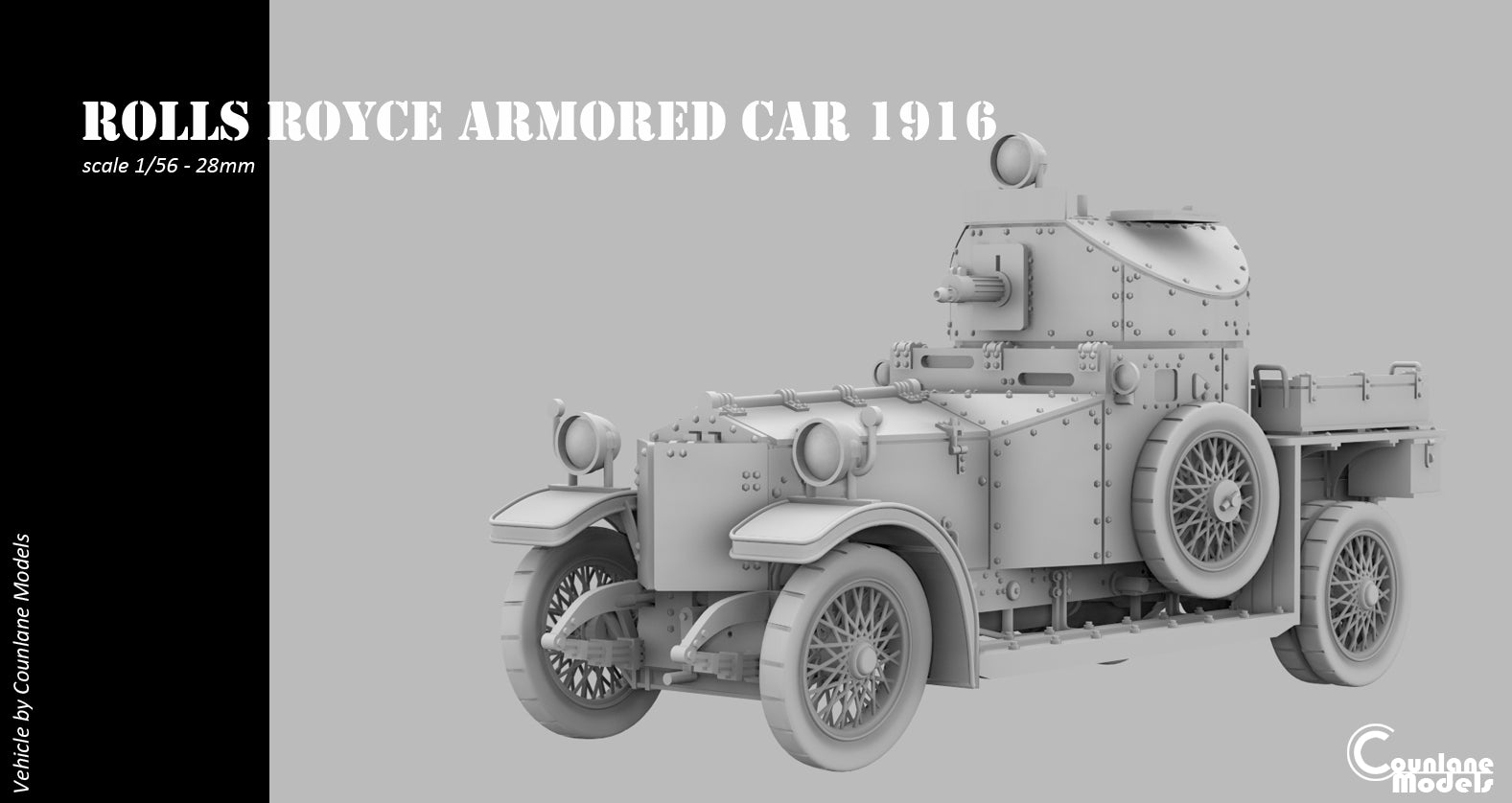 Counlane Rolls Royce Armored Car 1916 (UK, WWI/WW2)