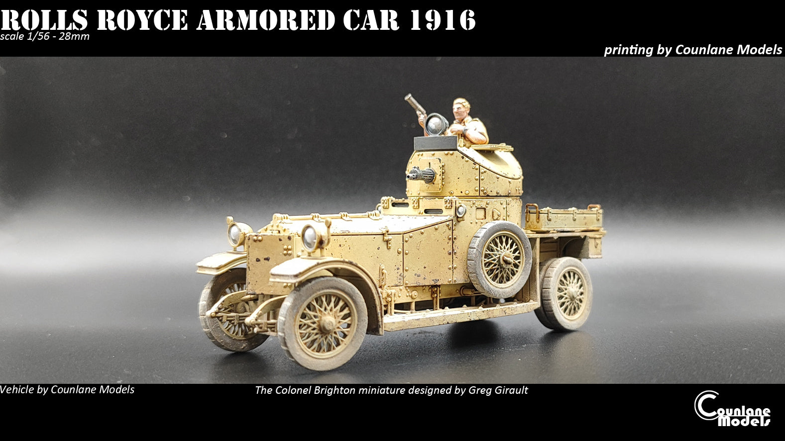 Counlane Rolls Royce Armored Car 1916 (UK, WWI/WW2)