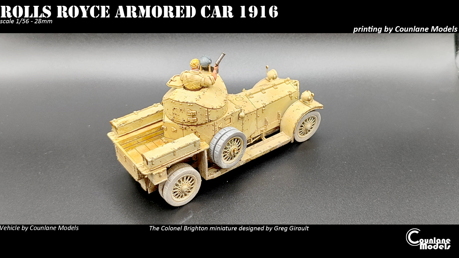 Counlane Rolls Royce Armored Car 1916 (UK, WWI/WW2)