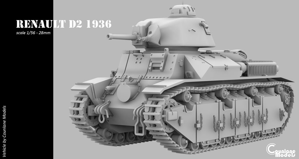 Counlane Renault D2 1936 (France, WW2)