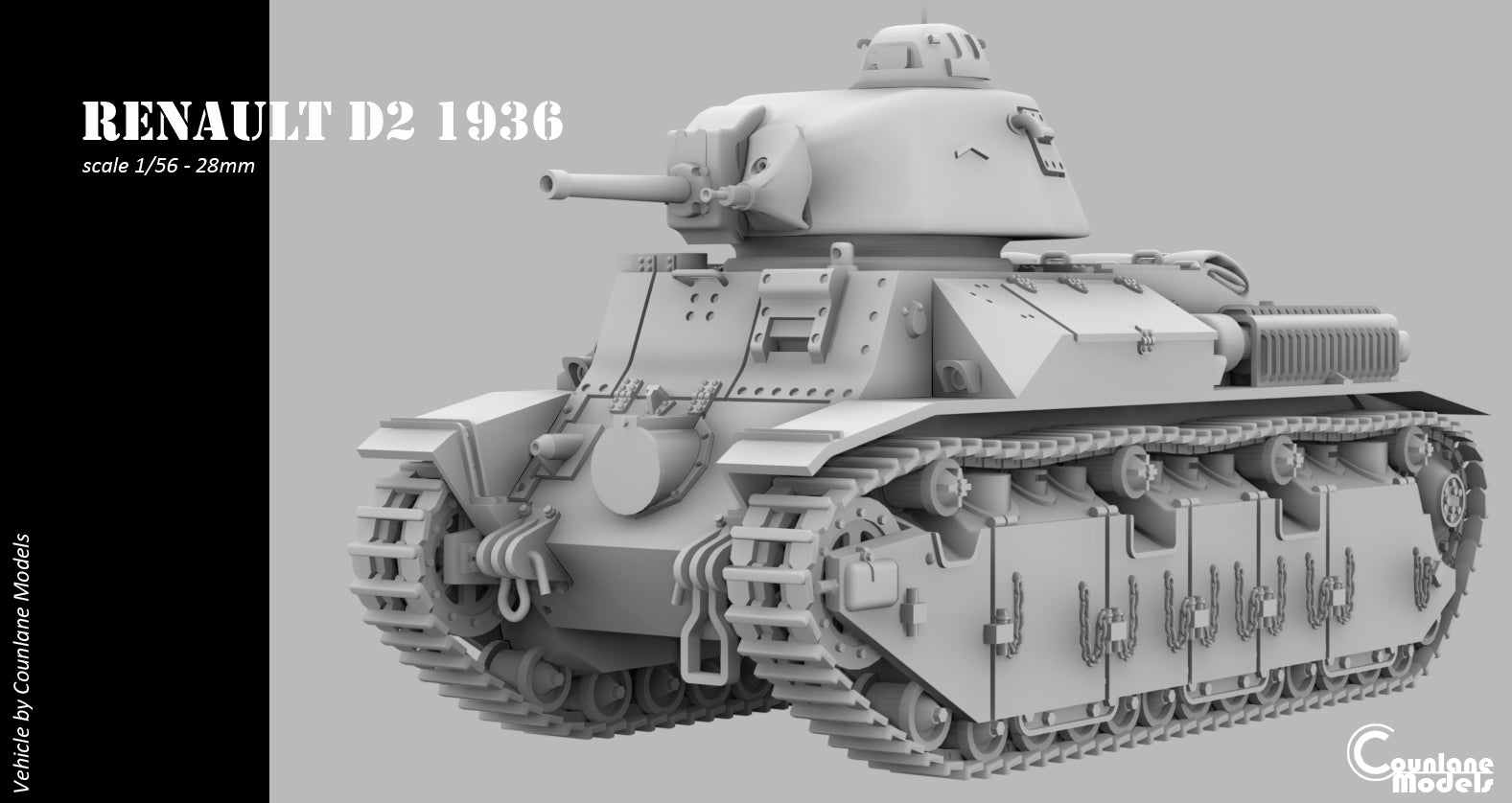 Counlane Renault D2 1936 (France, WW2)