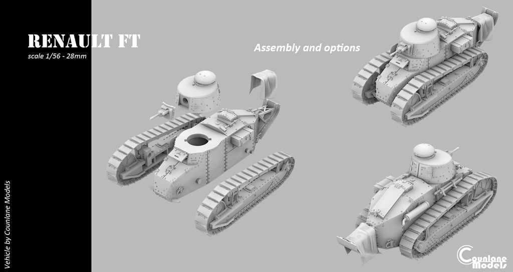 Counlane Renault FT  (France, WW2)