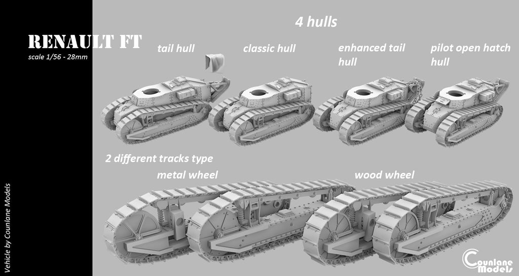 Counlane Renault FT 75 BS (France, WW2)