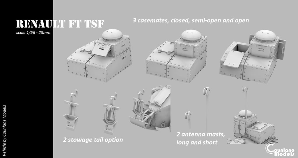 Counlane Renault FT TSF (France, WW2)