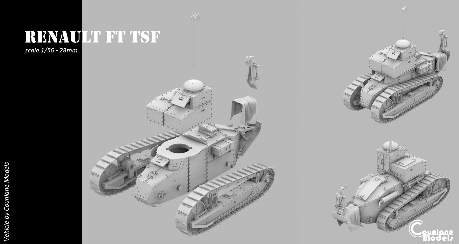 Counlane Renault FT TSF (France, WW2)