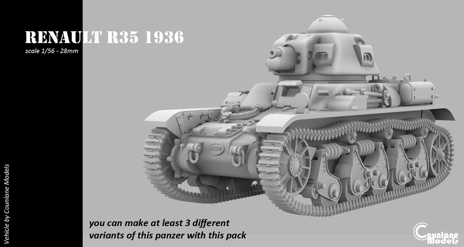 Counlane Renault R35 1936 (France, WW2)