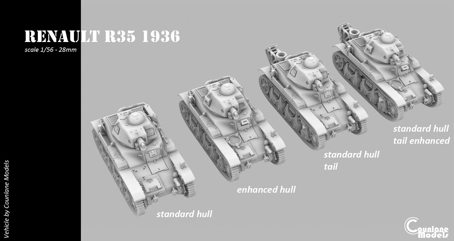 Counlane Renault R35 1936 (France, WW2)