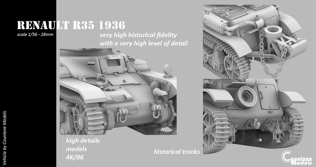 Counlane Renault R35 1936 (France, WW2)