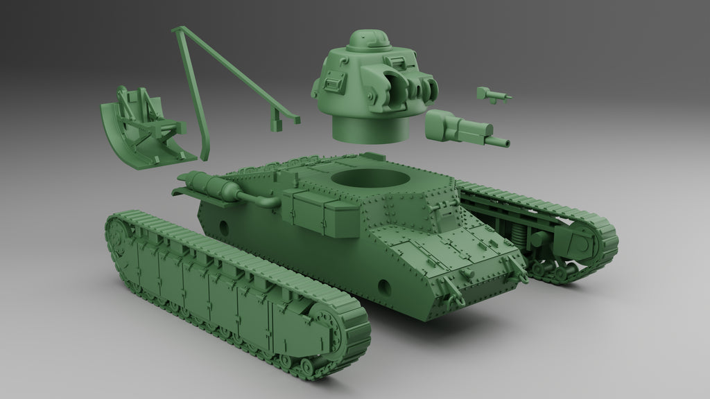 WG3D Renault D1 Light Tank (FRANCE, WW2)