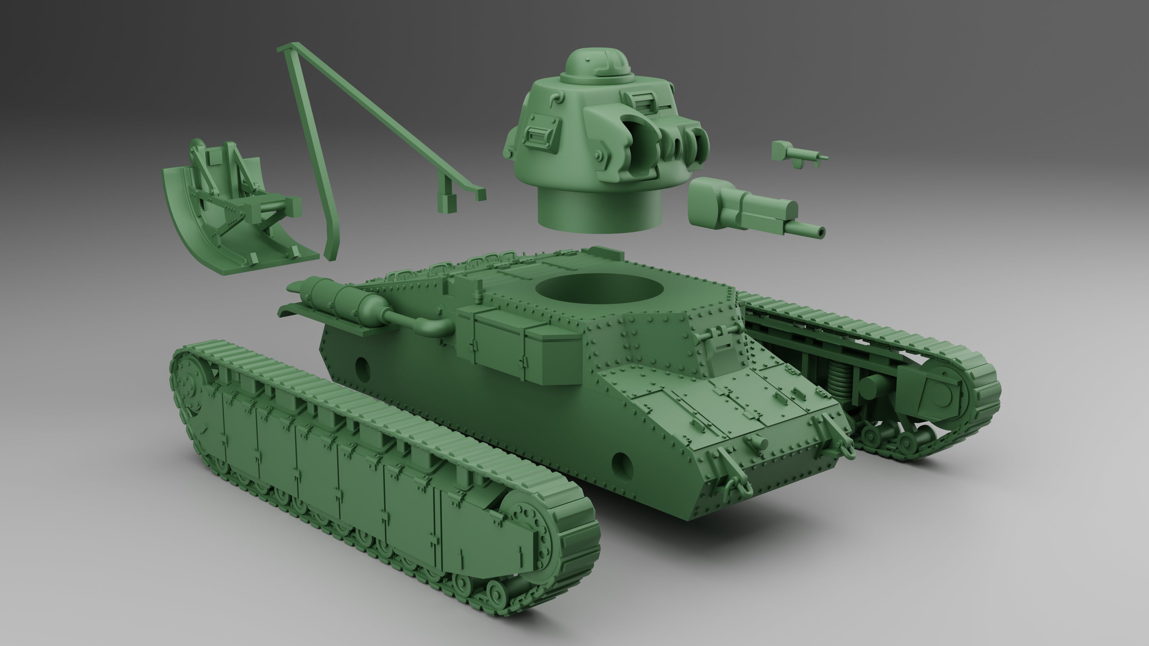 WG3D Renault D1 Light Tank (FRANCE, WW2)