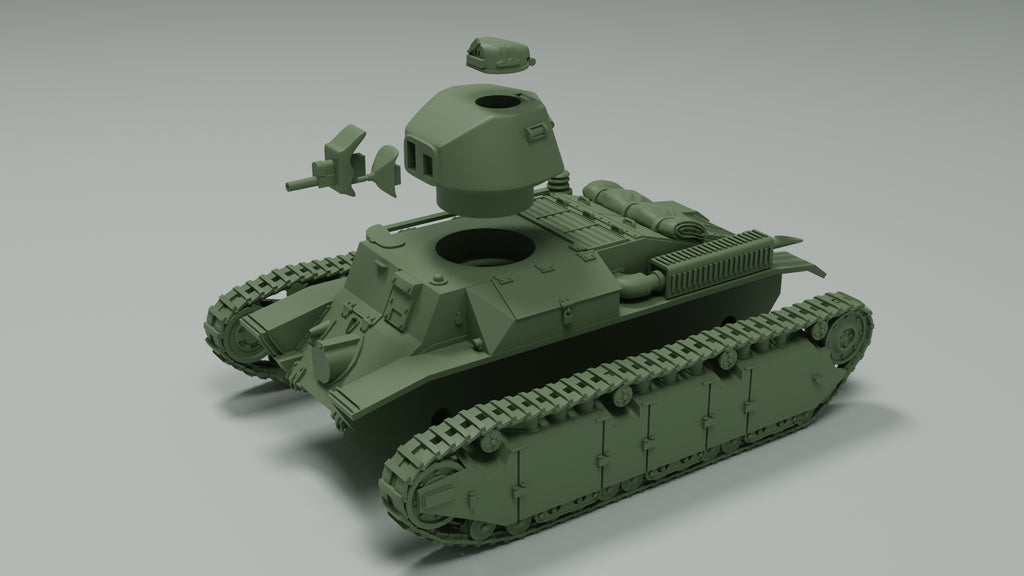 WG3D Renault D2 Medium Tank  (FRANCE, WW2)