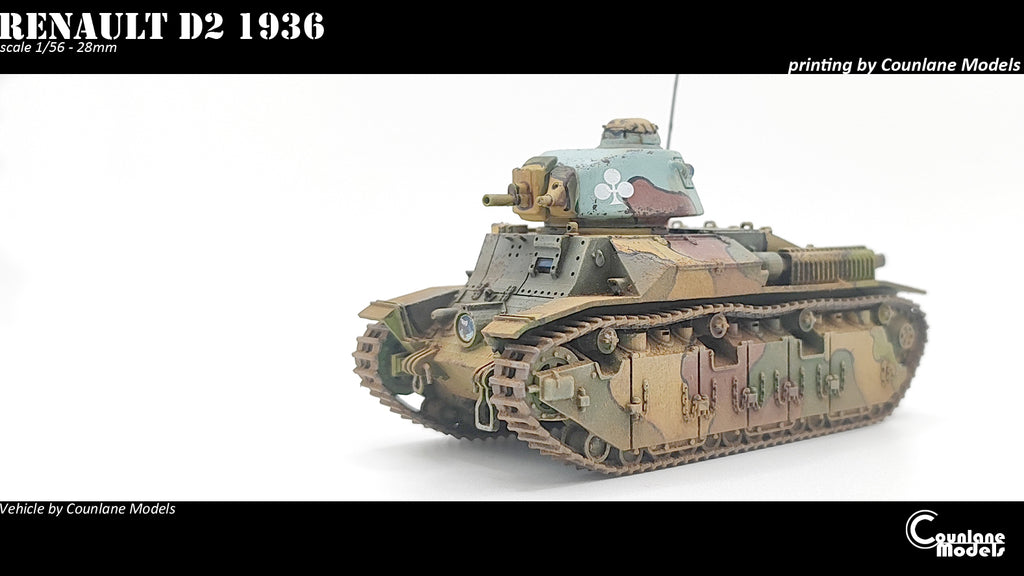 Counlane Renault D2 1936 (France, WW2)