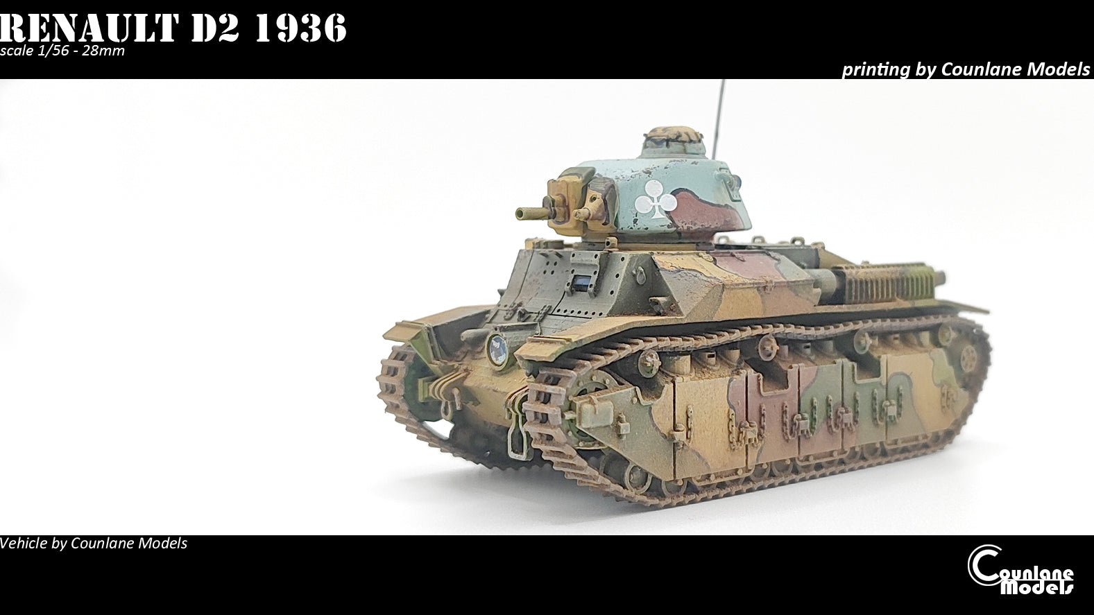 Counlane Renault D2 1936 (France, WW2)