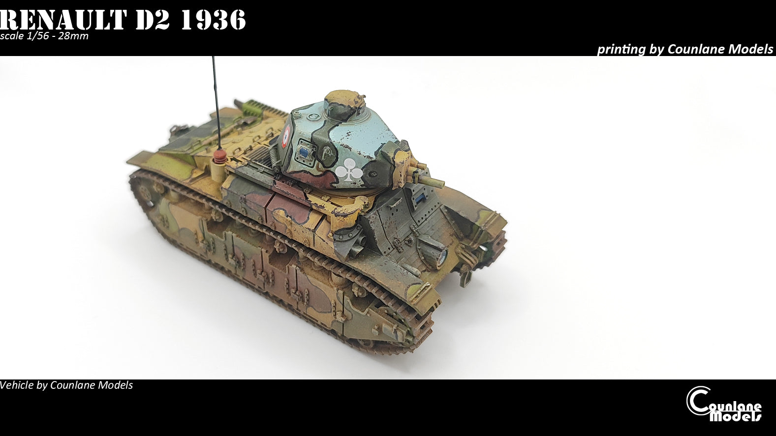Counlane Renault D2 1936 (France, WW2)