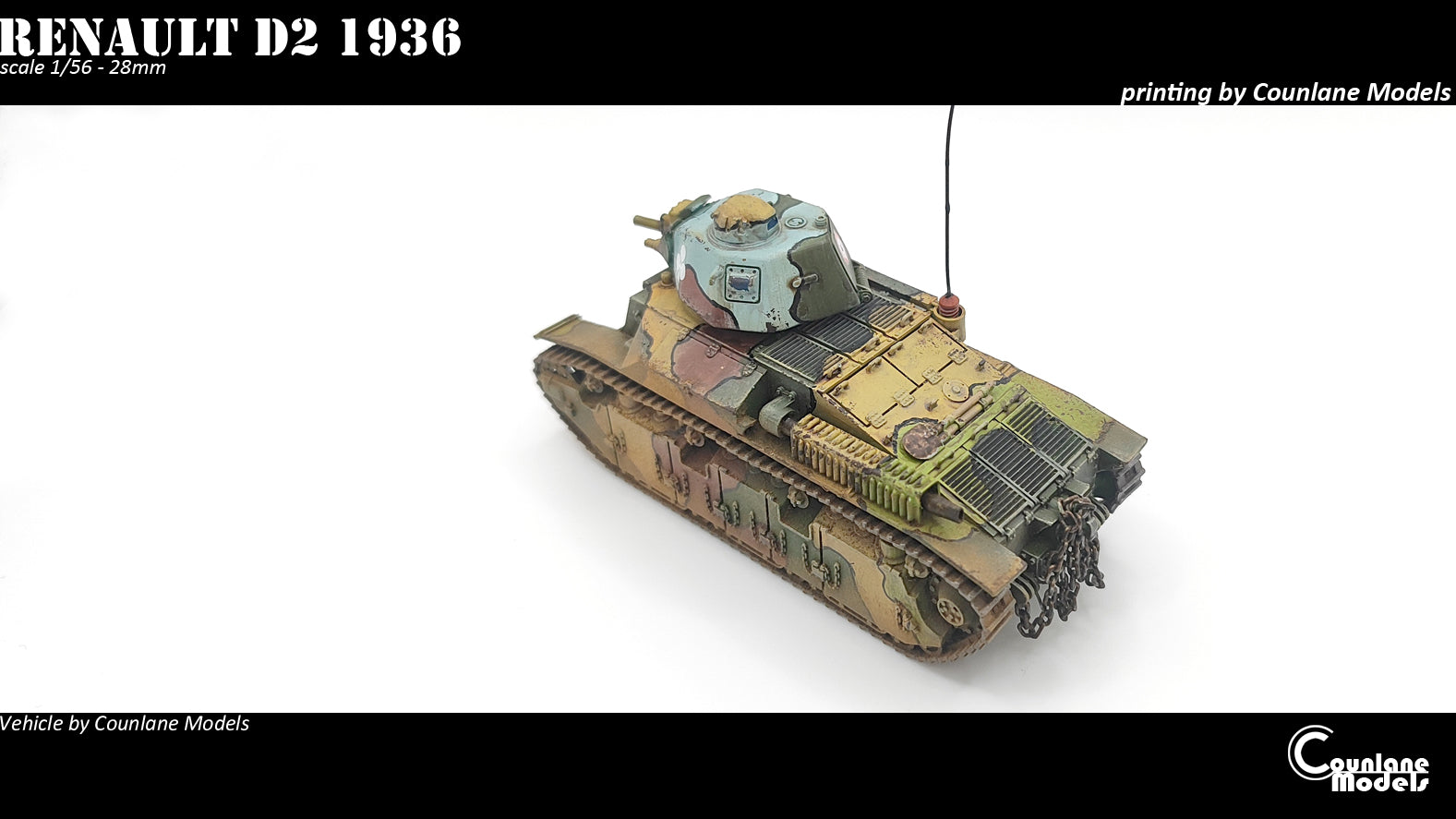 Counlane Renault D2 1936 (France, WW2)