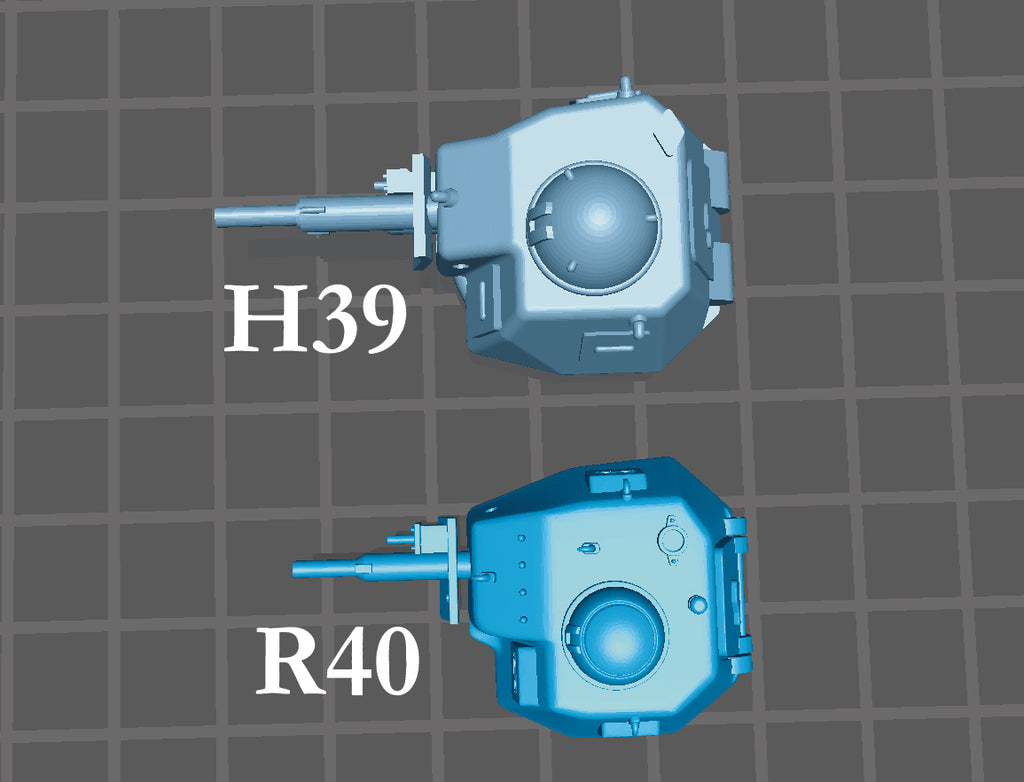 WG3D Renault R 40 Light Tank  (FRANCE, WW2)