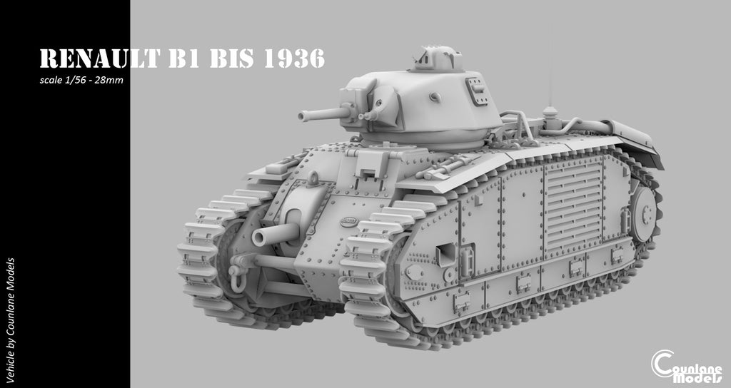 Counlane Renault B1 bis 1937 (France, WW2)