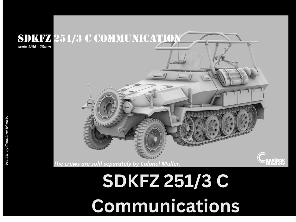 Counlane Sdkfz 251/3 C Communictations - Halftrack (Germany, WWII)