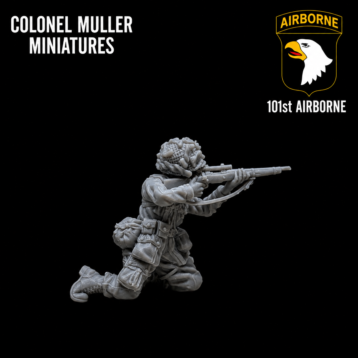 Col. Muller US AIRBORNE SNIPER WITH SPRINGFIELD 1903