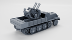 WG3D Halftrack Schwerer Wehrmachtschlepper (SWS) armored cabin + 37mm FlaK37 or 20mm Flak38 auf sWS (Germany, WW2)
