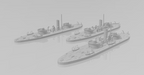 Manley LFG3D048- 1/600 USS Miantonomoh Class