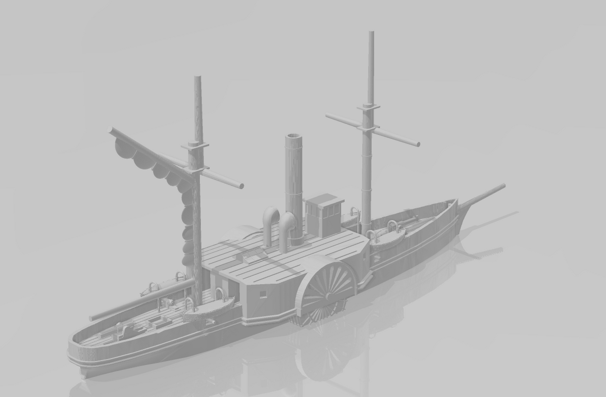 Manley LFG3D051 - 1/600 USS/CSS Water Witch