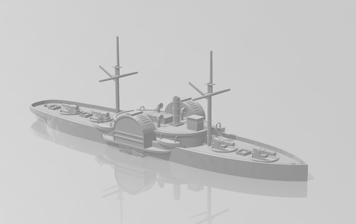 Manley LFG3D224 - 1/600 Confederate CSS Powell