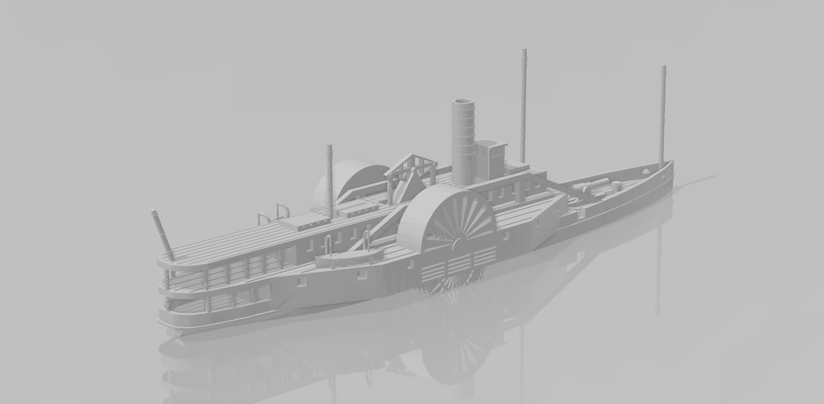 Manley LFG3D180 - 1/600 Confederate CSS Savannah