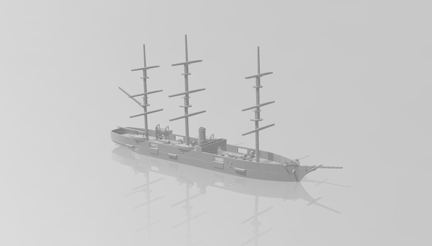 Manley LFG3D204 - 1/600 Confederate CSS Alabama