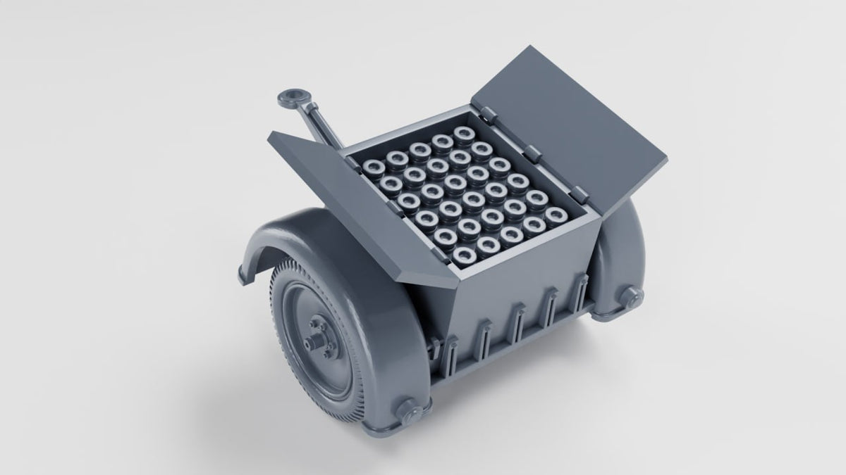 WG3D Sd.Anh.32 ammunition trailer (Germany, WW2)