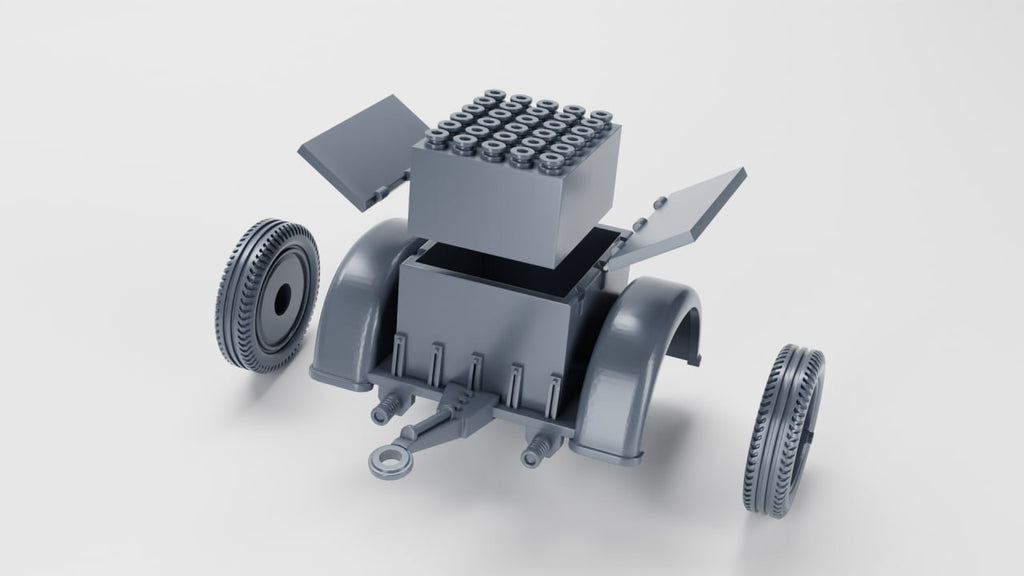 WG3D Sd.Anh.32 ammunition trailer (Germany, WW2)