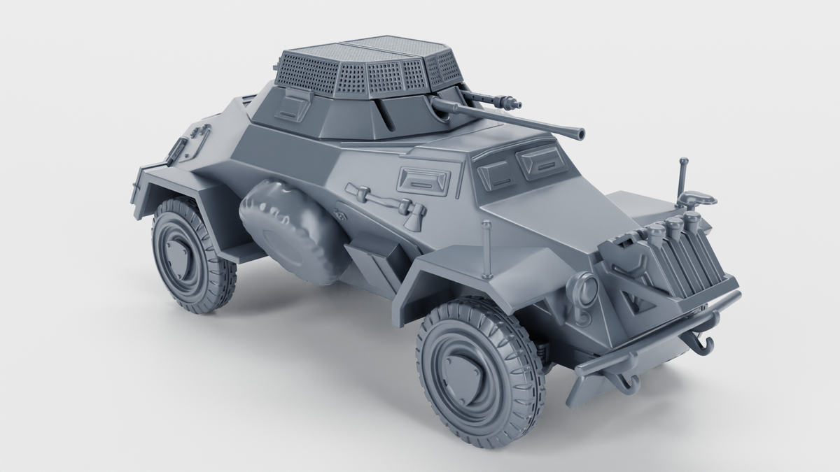WG3D Sd.Kfz.222 Armored car (Germany, WW2)