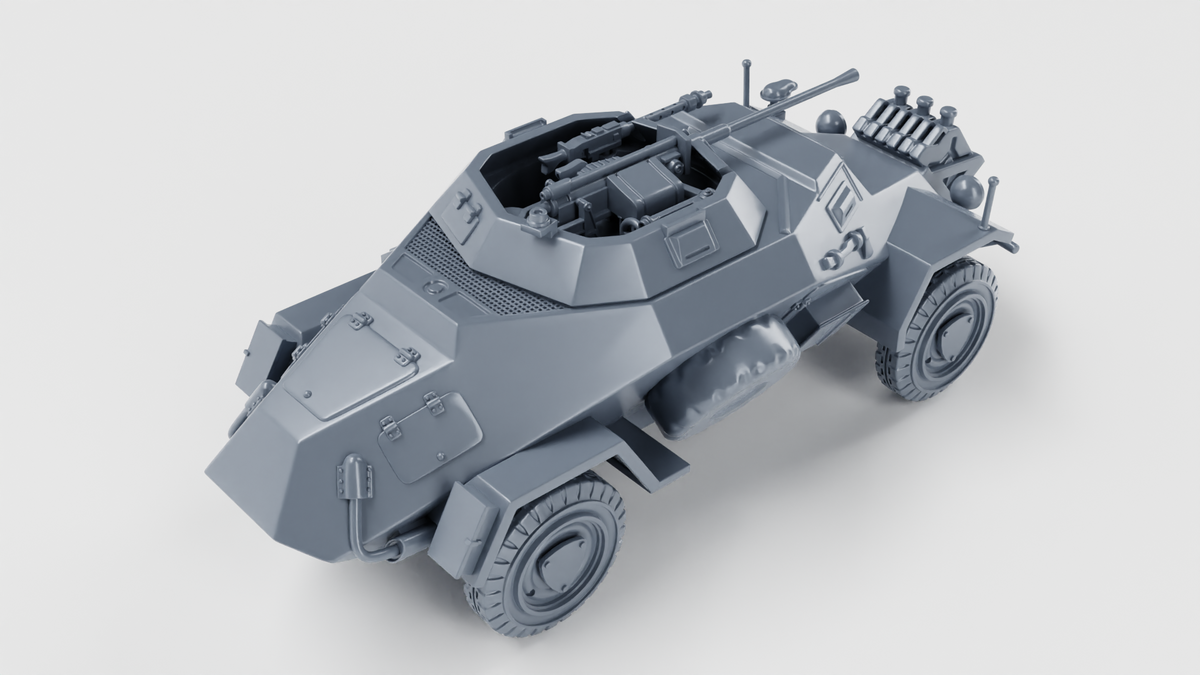 WG3D Sd.Kfz.222 Armored car (Germany, WW2)