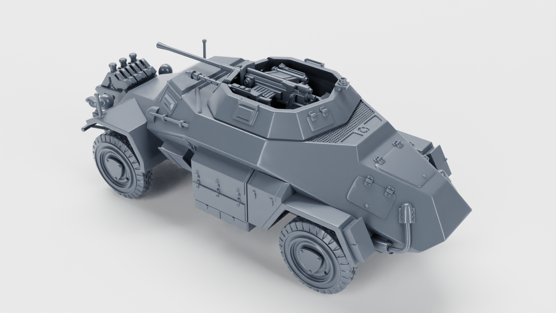 WG3D Sd.Kfz.222 Armored car (Germany, WW2)