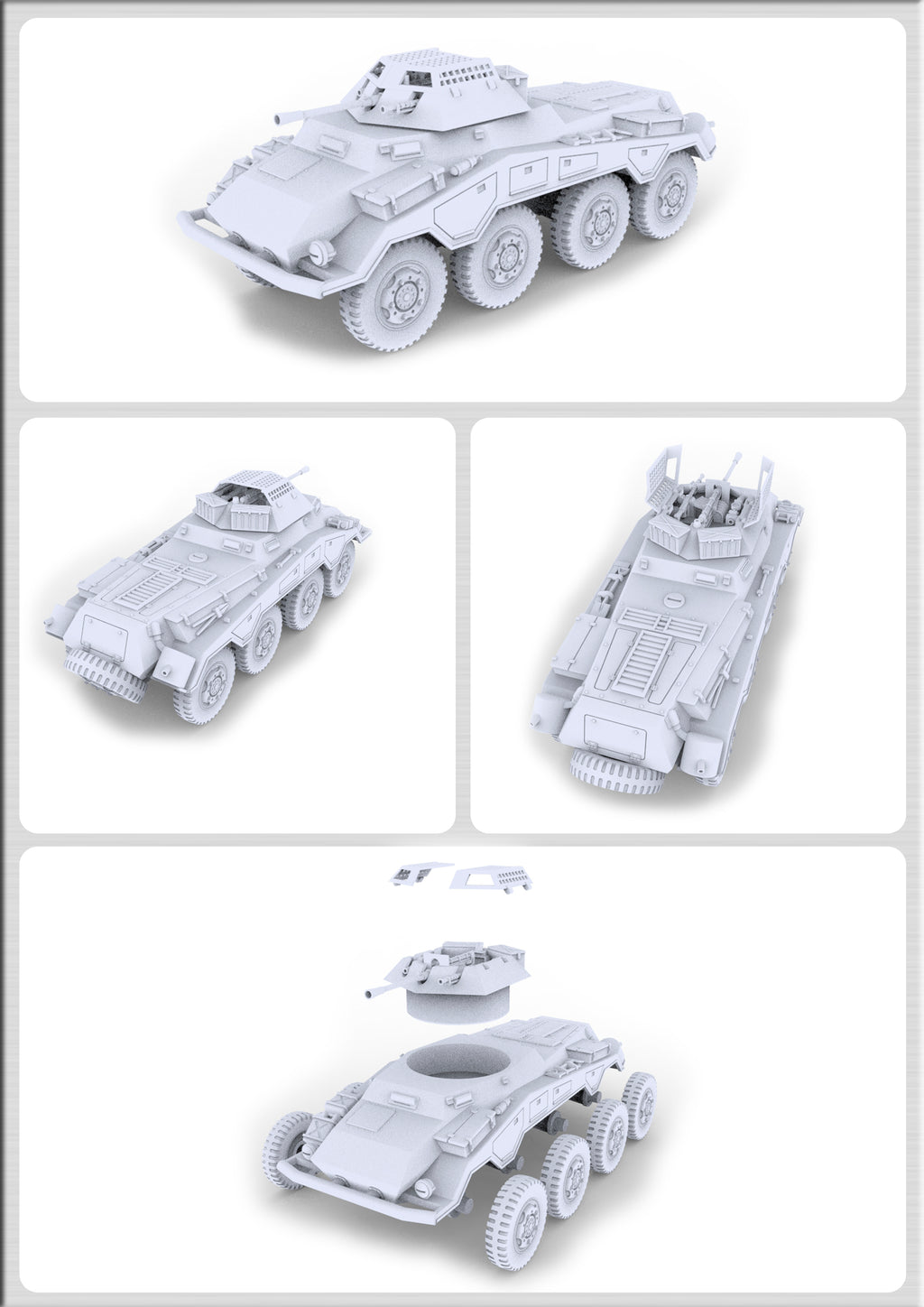 WG3D Sd.Kfz.234/1 armored car (Germany, WW2)