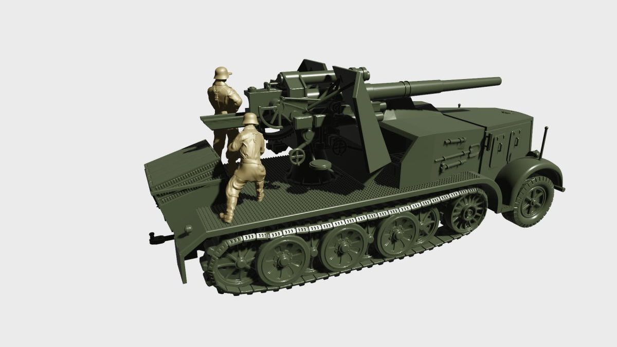 WG3D Halftrack Sd.Kfz.7/2 - 3.7cm Flak37 (Germany, WW2)