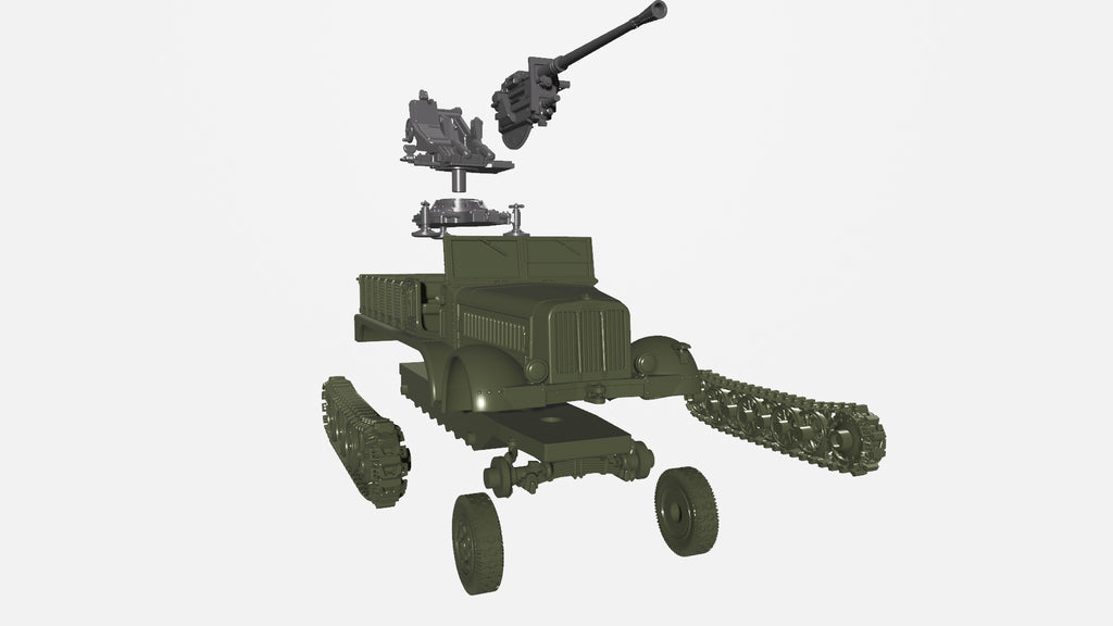 WG3D Halftrack Sd.Kfz.7/2 - 3.7cm Flak37 (Germany, WW2)