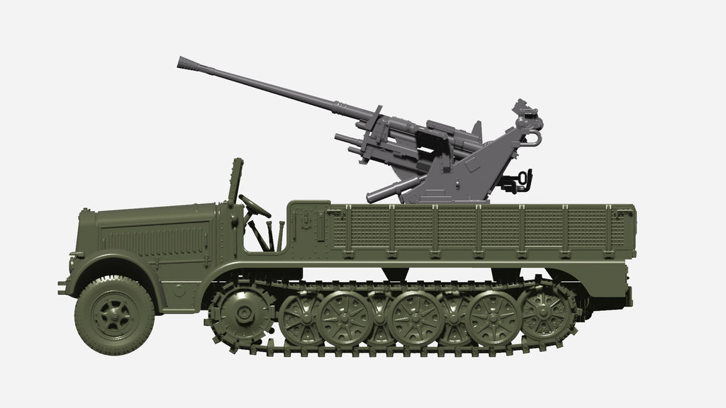 WG3D Halftrack Sd.Kfz.7/2 - 3.7cm Flak37 (Germany, WW2)