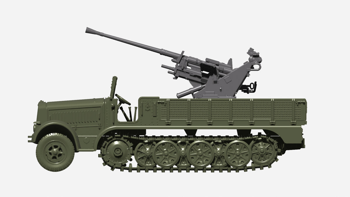 WG3D Halftrack Sd.Kfz.7/2 - 3.7cm Flak37 (Germany, WW2)