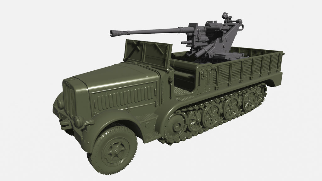 WG3D Halftrack Sd.Kfz.7/2 - 3.7cm Flak37 (Germany, WW2)