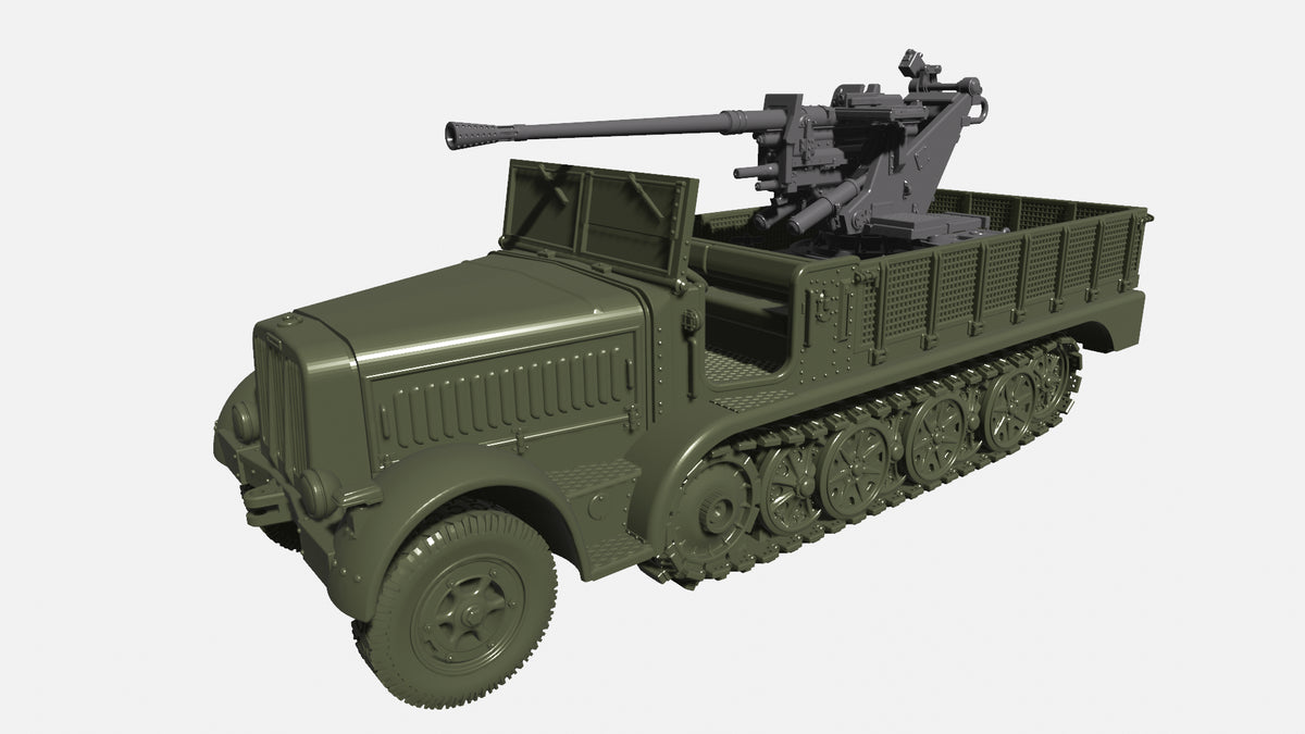 WG3D Halftrack Sd.Kfz.7/2 - 3.7cm Flak37 (Germany, WW2)